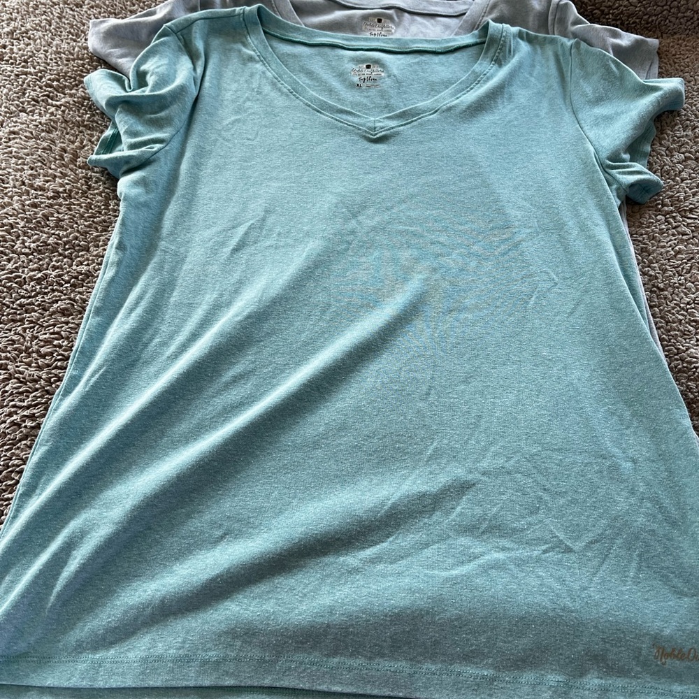 2- for 1 Noble outfitters women’s v neck t’s size XL
